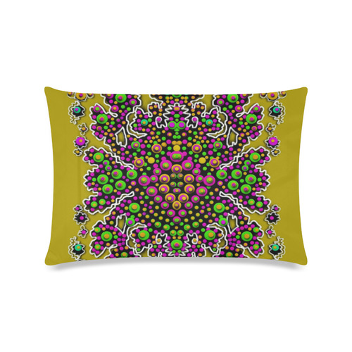 Fantasy flower peacock Mermaid with  pop art Custom Zippered Pillow Case 16"x24"(Twin Sides)
