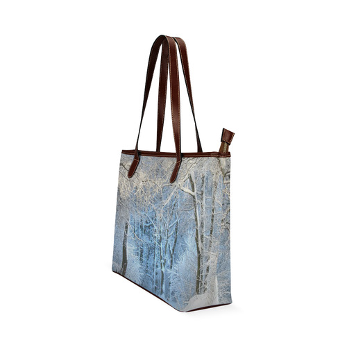 another winter wonderland  Q Shoulder Tote Bag (Model 1646)