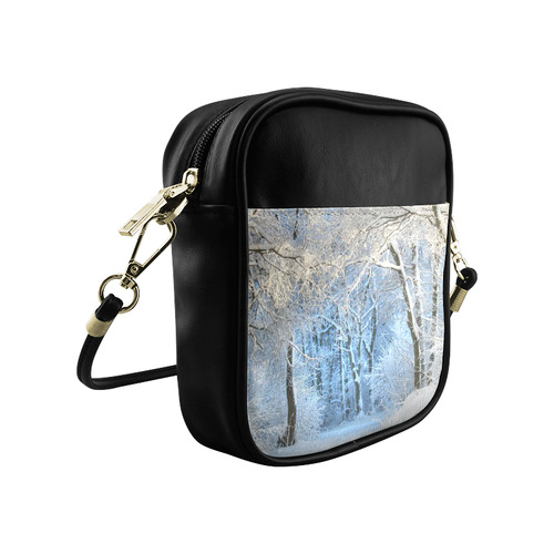 another winter wonderland  Q Sling Bag (Model 1627)