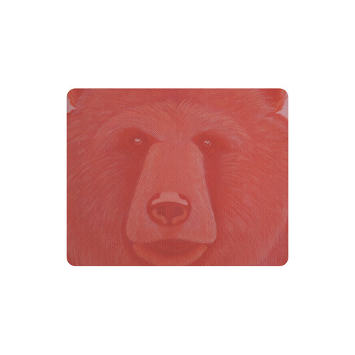 Vermillion Bear Rectangle Mousepad