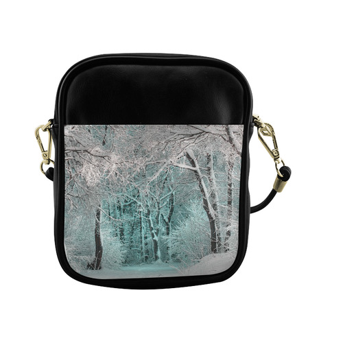 another winter wonderland  3 Sling Bag (Model 1627)