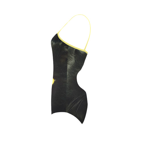 Black Cat Strap Swimsuit ( Model S05)