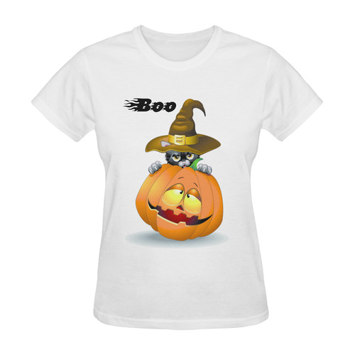 Happy Halloween !! Sunny Women's T-shirt (Model T05)