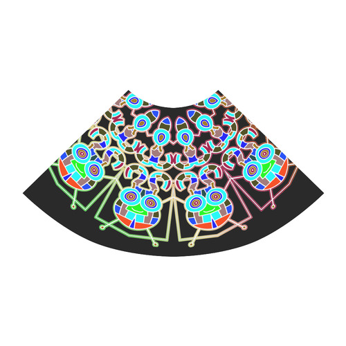 CRAZY HAPPY FREAK Mandala multicolored Atalanta Sundress (Model D04)