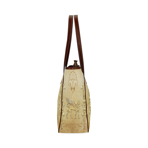 Wonderful egyptian sign in gold Classic Tote Bag (Model 1644)