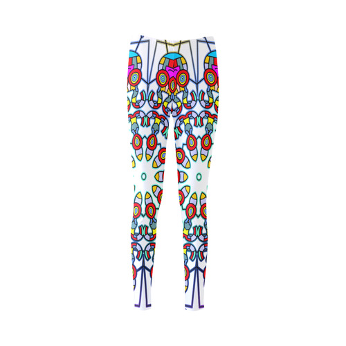 CRAZY HAPPY FREAK Mandala multicolored Cassandra Women's Leggings (Model L01)