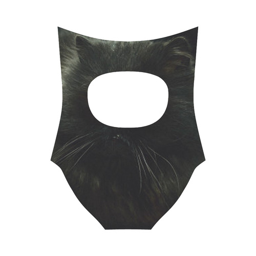 Black Cat Strap Swimsuit ( Model S05)