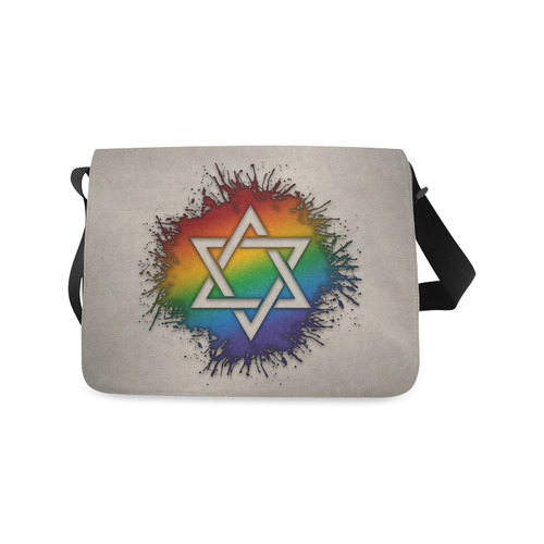 rainbow messenger bag