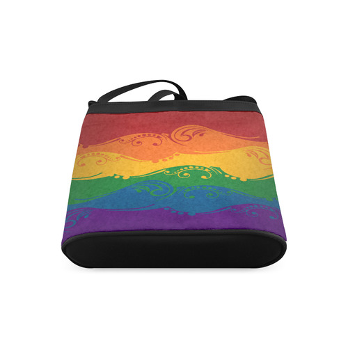Ornamental Rainbow Flag Crossbody Bags (Model 1613)
