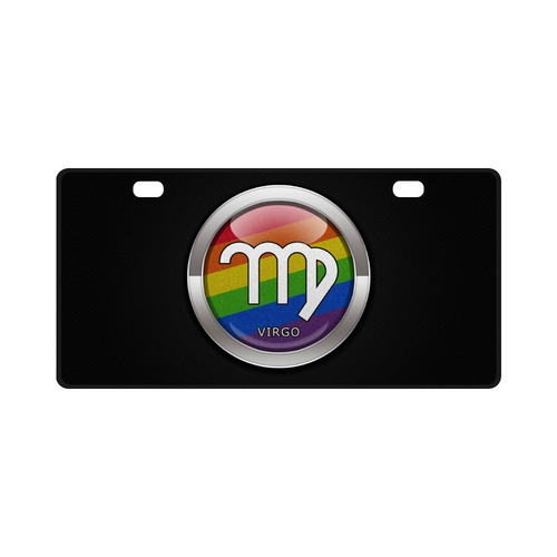 Virgo - LGBT Pride Rainbow License Plate
