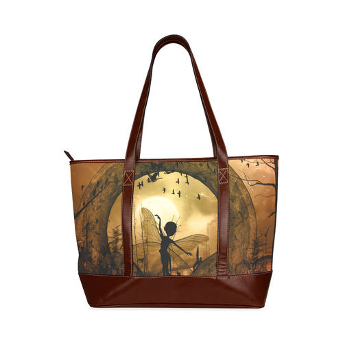 Cute fairy in the night Tote Handbag (Model 1642)