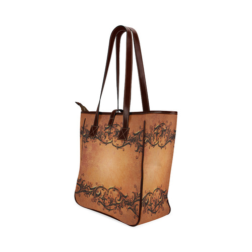 Decorative vintage design and floral elements Classic Tote Bag (Model 1644)