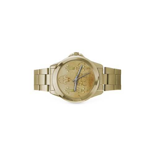 Wonderful egyptian sign in gold Custom Gilt Watch(Model 101)