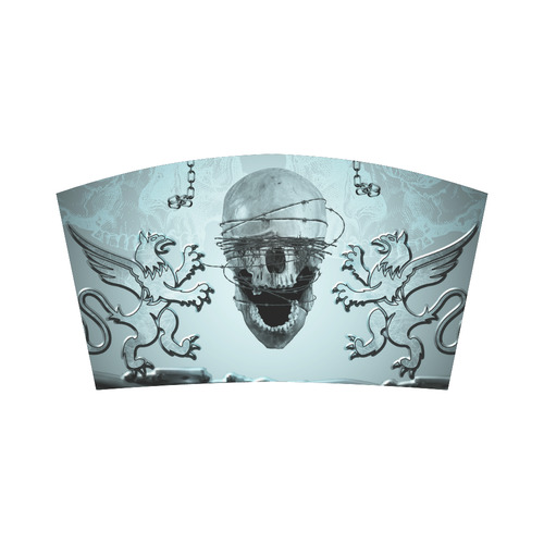 Scary skull with lion Bandeau Top