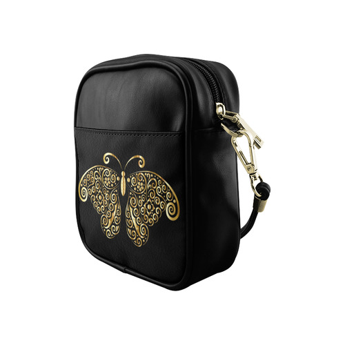 Golden Butterfly Sling Bag (Model 1627)