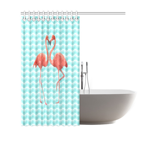 q (2) Shower Curtain 69"x70"