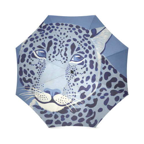 Ultramarine Jaguar Foldable Umbrella (Model U01)