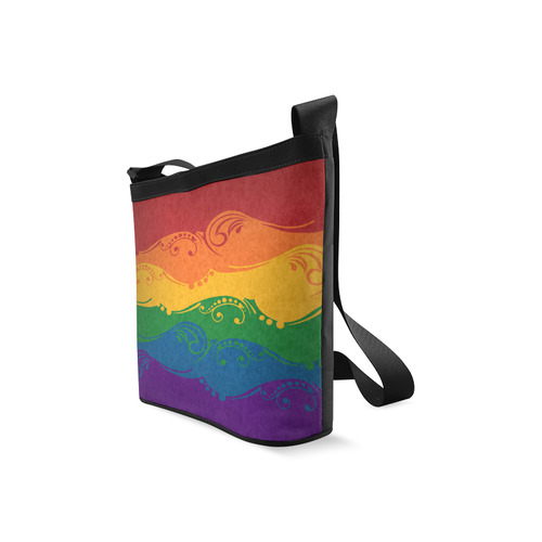 Ornamental Rainbow Flag Crossbody Bags (Model 1613)