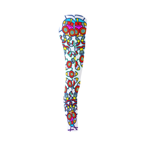 CRAZY HAPPY FREAK Mandala multicolored Cassandra Women's Leggings (Model L01)