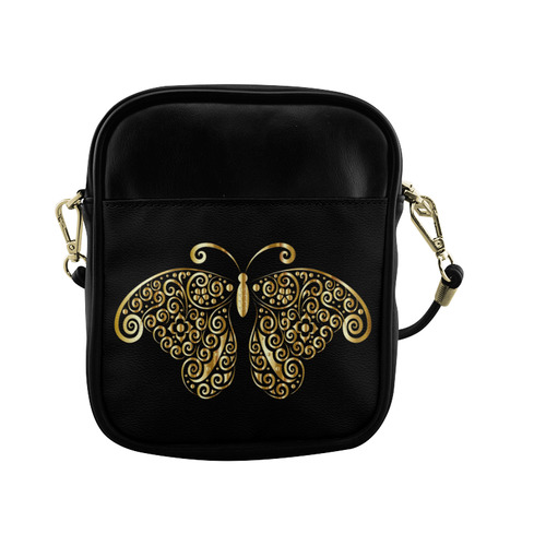 Golden Butterfly Sling Bag (Model 1627)