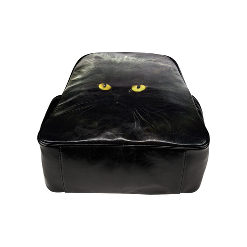 Black Cat Multi-Pockets Backpack (Model 1636)