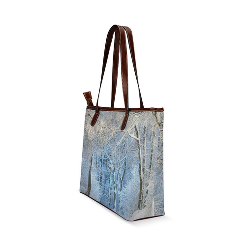 another winter wonderland  Q Shoulder Tote Bag (Model 1646)