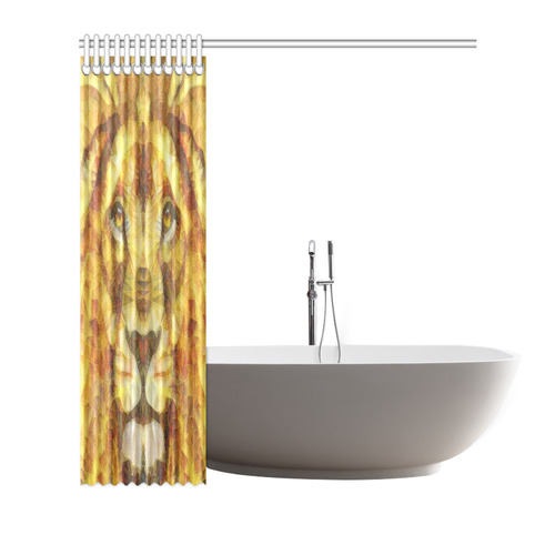 lion Shower Curtain 66"x72"