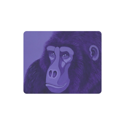 Violet Gorilla Rectangle Mousepad