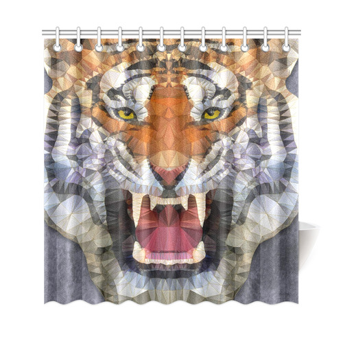 roaring tiger Shower Curtain 69"x72"