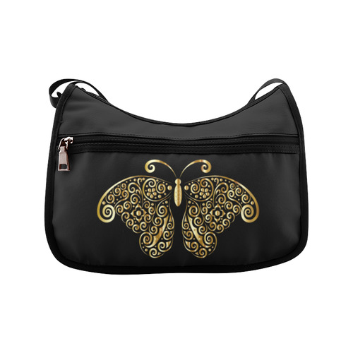 Golden Butterfly Crossbody Bags (Model 1616)