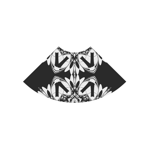Half black and white Mandala Atalanta Casual Sundress(Model D04)