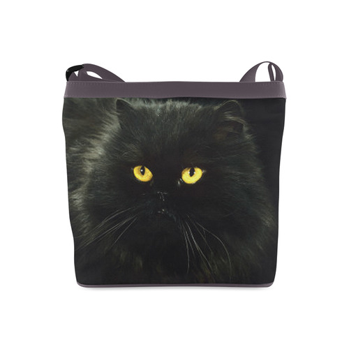 Black Cat Crossbody Bags (Model 1613)