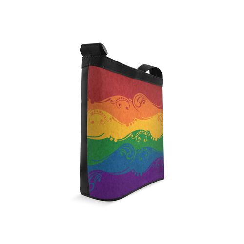 Ornamental Rainbow Flag Crossbody Bags (Model 1613)