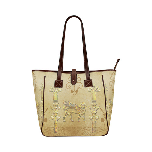 Wonderful egyptian sign in gold Classic Tote Bag (Model 1644)