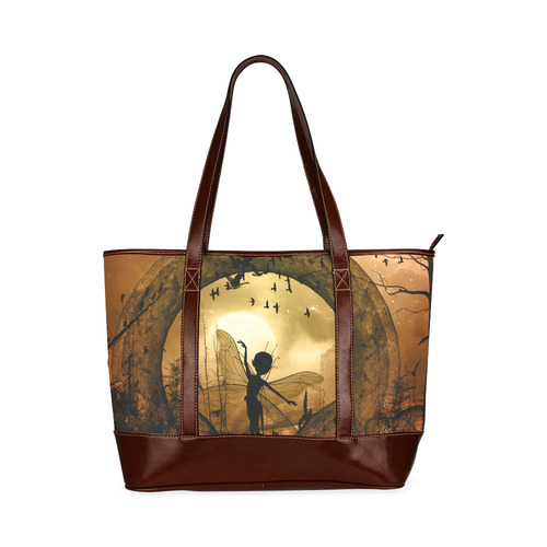 Cute fairy in the night Tote Handbag (Model 1642)