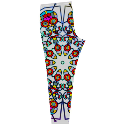 CRAZY HAPPY FREAK Mandala multicolored Cassandra Women's Leggings (Model L01)