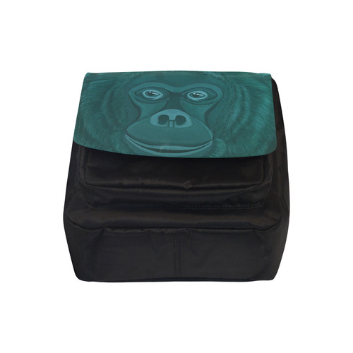 Forest Green Orangutan Crossbody Nylon Bags (Model 1633)