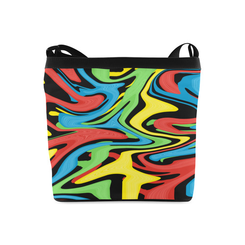 Swirled Rainbow Crossbody Bags (Model 1613)