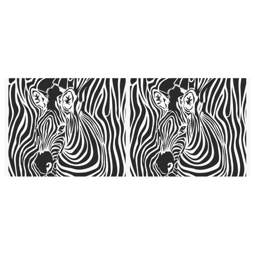 zebra opart, black and white Custom Morphing Mug
