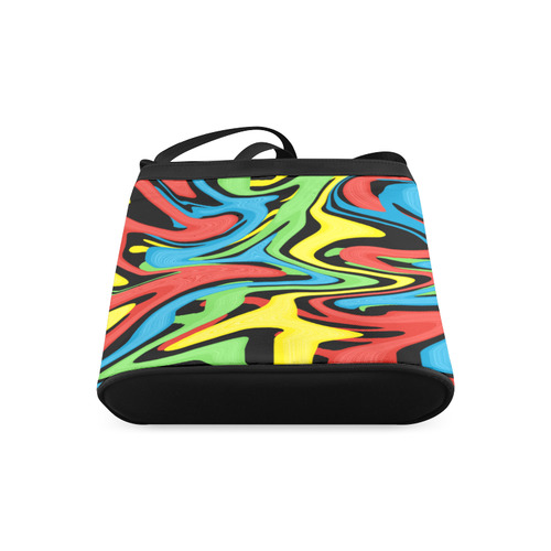 Swirled Rainbow Crossbody Bags (Model 1613)