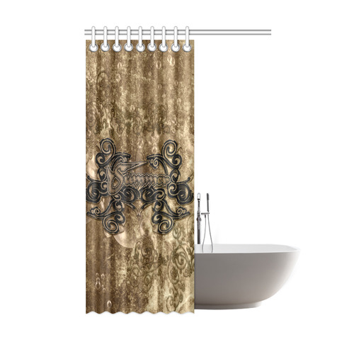 Summer design with bubbles Shower Curtain 48"x72"