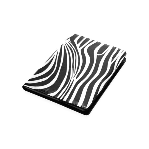 zebra opart, black and white Custom NoteBook B5