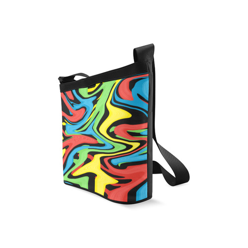 Swirled Rainbow Crossbody Bags (Model 1613)