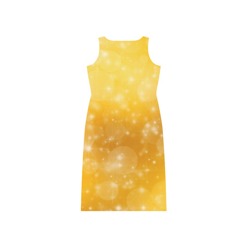 Gold stars Phaedra Sleeveless Open Fork Long Dress (Model D08)