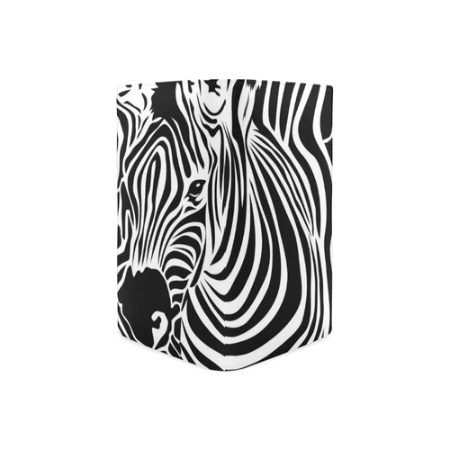 zebra opart, black and white Women's Leather Wallet (Model 1611)