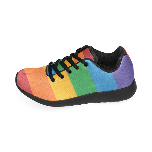 Rainbow Pride Flag Men’s Running Shoes (Model 020)