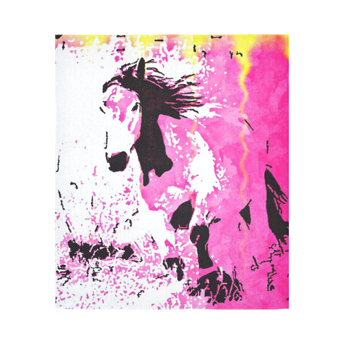 Animal ArtStudio 22916 Horse Cotton Linen Wall Tapestry 51"x 60"