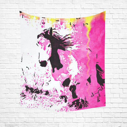 Animal ArtStudio 22916 Horse Cotton Linen Wall Tapestry 51"x 60"