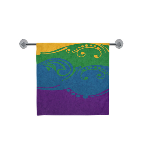 Ornamental Rainbow Flag Bath Towel 30"x56"