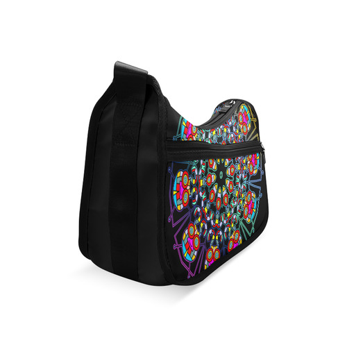 CRAZY HAPPY FREAK Mandala multicolored Crossbody Bags (Model 1616)